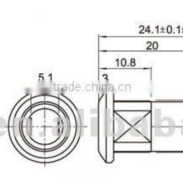 Metal 12mm Key Lock Switch On/off,12mm Metal Security Key Switch Key Operated Switch photo-4