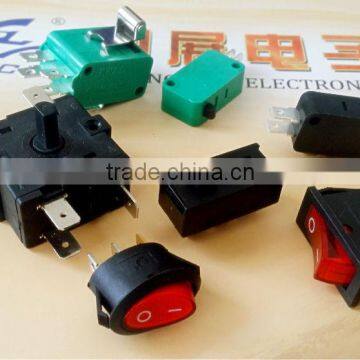 M77 KW7-15 No Lever Micro Switch China Electrical ( 125VAC 250VAC ) Push to off 2 Pin Micro Switch photo-2