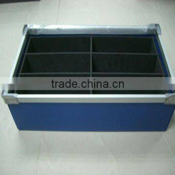 corrugated pp returnable box with compartment