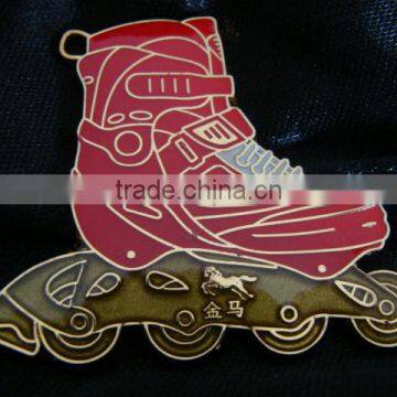 Hot selling shoes shape metal key chain