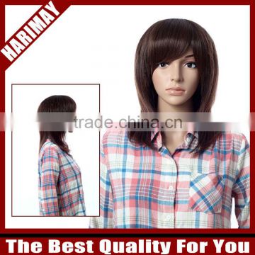 BLACK BROWN Tilted frisette hair for lady use