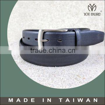 Design men stylish scale unique leather belts with fish