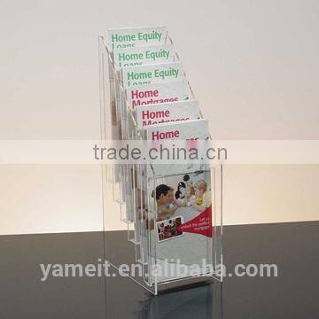 Hot selling factory price cardboard book holder acrylic magazine rack