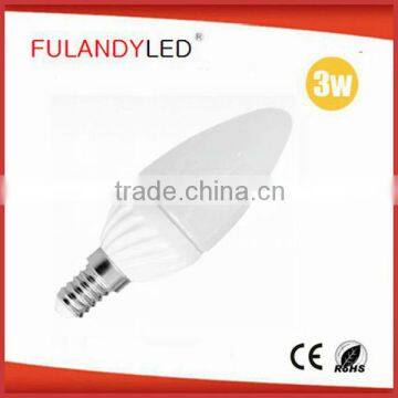 led bulb housing 3w 5w 7w 9w 12w e27/e14 base led candle bulb