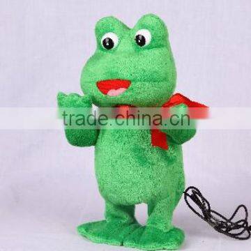 Musical swing body Frog with MP3 player function stuffed animal plush toy