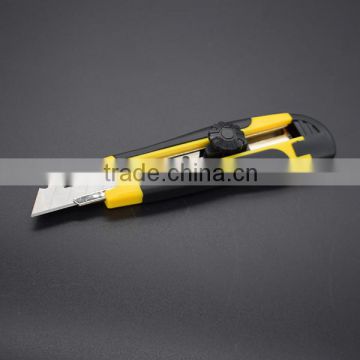 18mm width blade rubber covered knife cutter utility knife