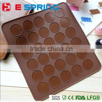 New Style 30-cavity Silicone Pastry Cake Macaron Oven Baking Mould Sheet Mat