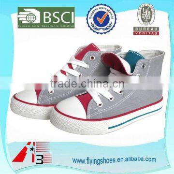 China OEM Vulcanized Shoes Factory, White Women Canvas Shoes , Men Canvas Vulcanized Shoes photo-2