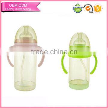 High quality wide neck natural flow PPSU nursing bottle BPA free in bulk