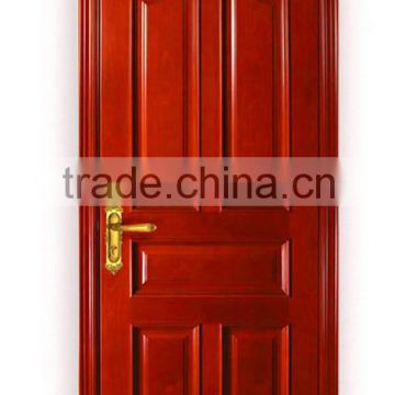 PVC MDF laminated wooden door/pine solid wooden door