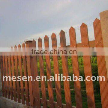 wood-plastic composite fence wall