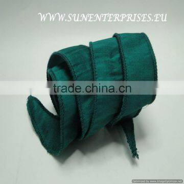 Silk Chiffon Tapers - Color 1 Emerald Green