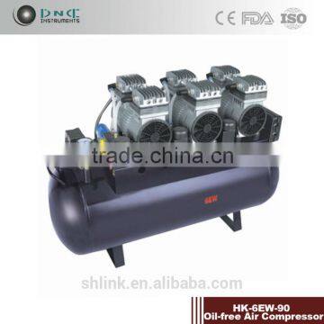 Low Price Dental Suction Oil -free Air Compressor with HK-6EW-90