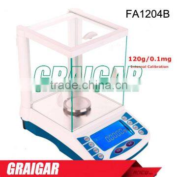 Electronic Analytical Laboratory Weighing Balance FA1204B 120g/0.0001g Scales External Calibration Electromagnetic Sensor