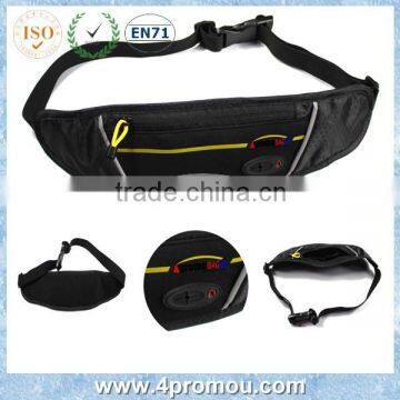 Sport Mini Waist bag with earphone hole Neoprene meny belt