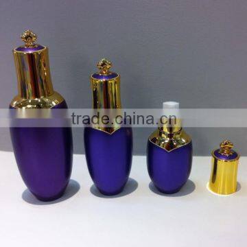 2014 Hot Sell Crown Shape Cosmetic Lotion Bottle Acrylic Lotion Bottle With Pump photo-3