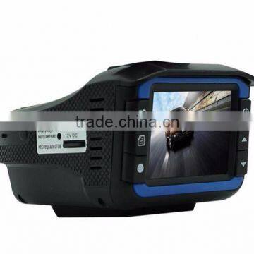 Hidden Car Dvr Spy Recorder Gps Navigator Radar Detector & Car Video Recorder 3 In 1
