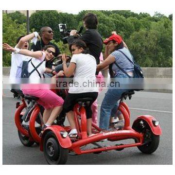 Conference Trike Surrey Bike Four Wheels Bicycle /trike /bike /tour Cycle