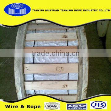 27mm 6*36ws+iwrc galvanized wire rope from tianjin huayuan