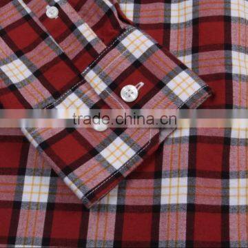 100%cotton One Side Brush Twill Check Fabric photo-5