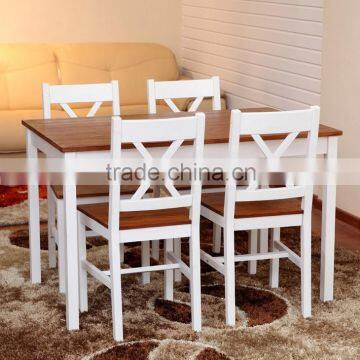 simple new design solid wood dining table and solid wood chair -02