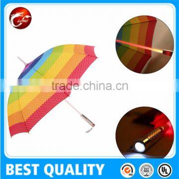 torch handle umbrella,electric umbrella led light umbrella