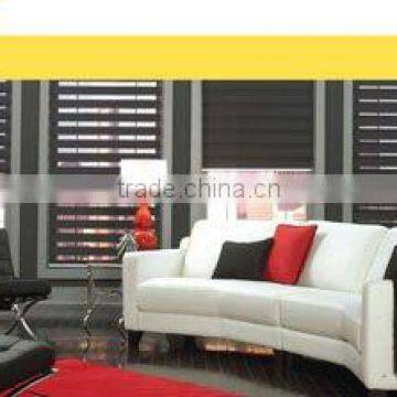 two sheet sheer shading roller shutter