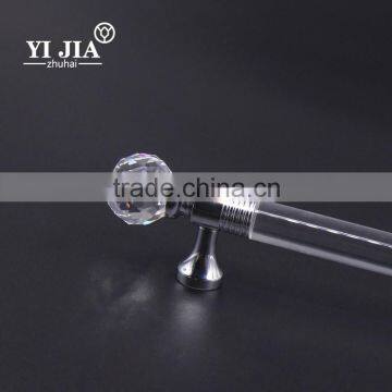 Traditional White Zinc Alloy Glass Knobs for Dressers photo-3