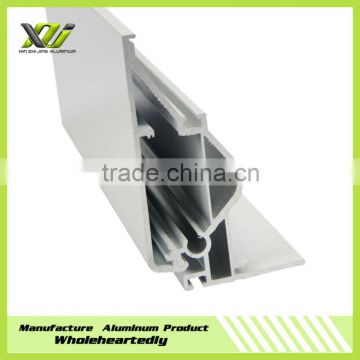 Custom anodized extruded aluminum profiles with machining punching