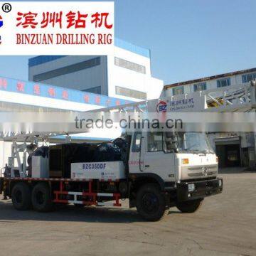 BZC350DF Truck Mounted Drilling Rig With Independent Diesel Generator photo-2