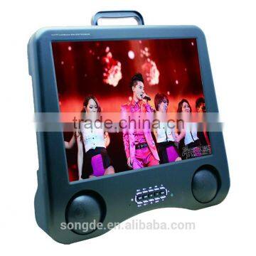 Factory direct portable hi-fi speaker 14.5 inch vcd player