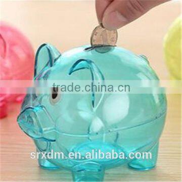 Hottest lovely plastic heart-shaped piggy bank