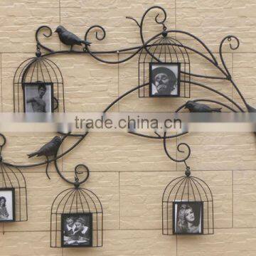 metal family tree with photo frames