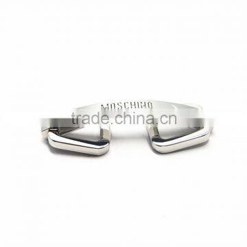 Nickle Free Custom Name Metal Decorative Men Shoe Buckles