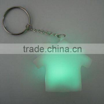 pvc color changing house LED keychain