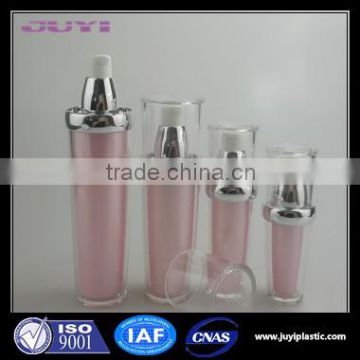 taper acrylic liquid cosmetic bottle lotion pump bottle Plastic bottle