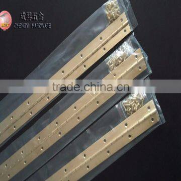 1800mm long brass plated piano hinges