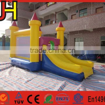 Small inflatable combo jumping castle with slide, slide combo jumping castle