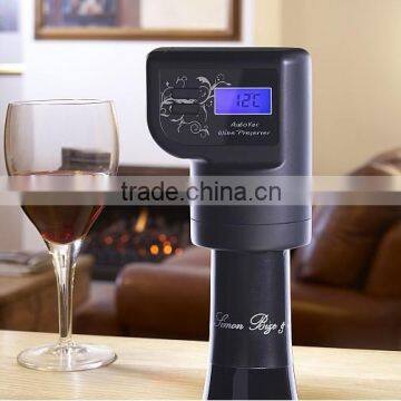 smart Intelligent Automatic Wine whiskey champagne Preserver Electric Vacuum Pump Digital Temperature for wine lover