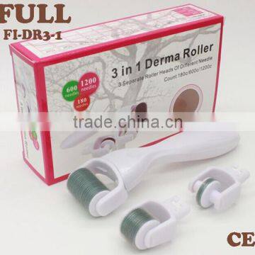 Hot sale face microneedle therapy SKin care 3 in 1 derma roller