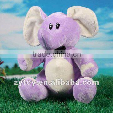 Purple little elephant stuffed toy