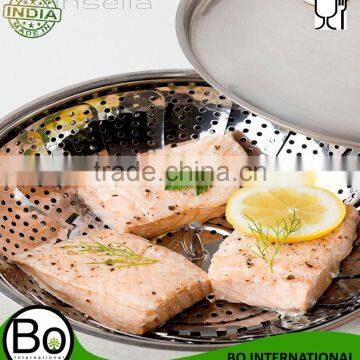 Best Cookware Stainless Vegetable Steamer, 5.3" to 9.3"