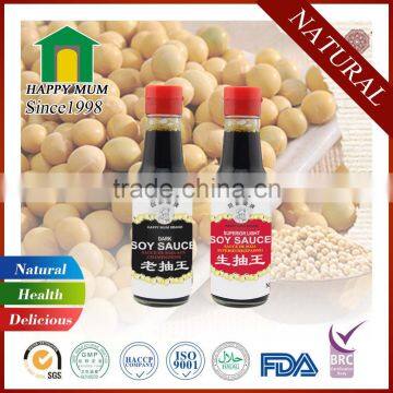 EU Quality No Additives OEM ODM Garlic Flavor Soy Sauce from China