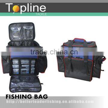 cheap fishing tackle bag with side door for plastic fishing tackle box China