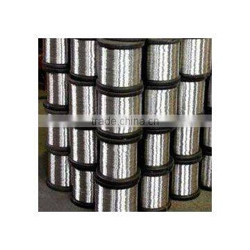 flat bare aluminium wire