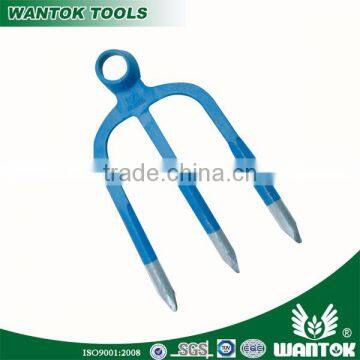 F207 blue color fork head with 3 tines