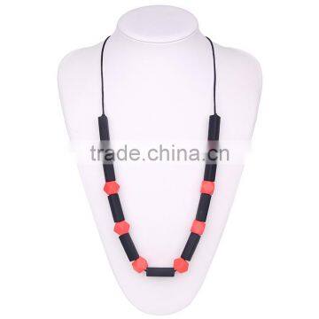 2016 most popular jewelry beads necklace silicone material