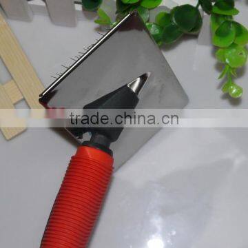 Square Cat Slicker Grooming Brush With Long Handle photo-4