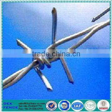 Twist tie wire mesh barbed wire fence