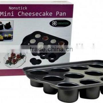 NONSTICK DELUXE 12 MINI CHEESECAKE PAN